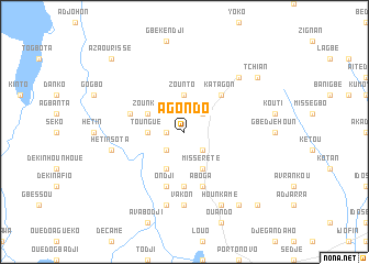 map of Agondo