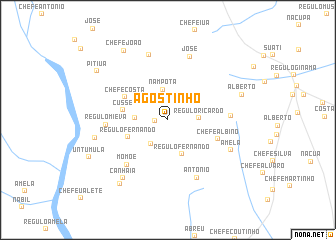 map of Agostinho