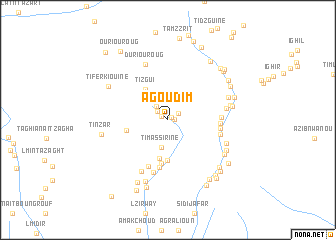 map of Agoudim