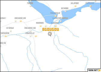 map of Agougou