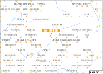 map of Agoulmim