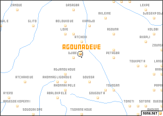map of Agouna Dévé