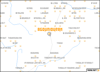 map of Agouni Ou Ram