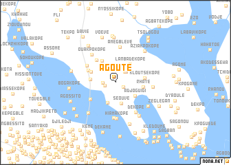 map of Agouté