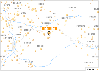 map of (( Agovica ))