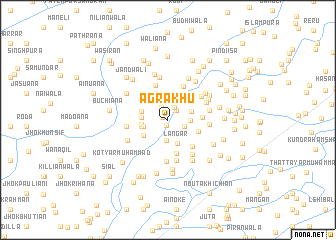 map of Agra Khu