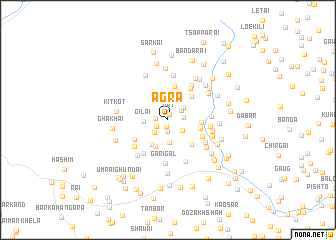map of Āgra