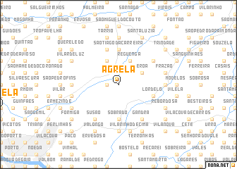 map of Agrela