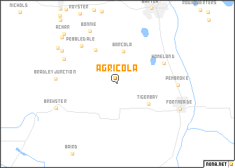 map of Agricola