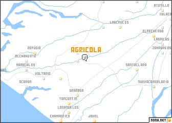 map of Agrícola