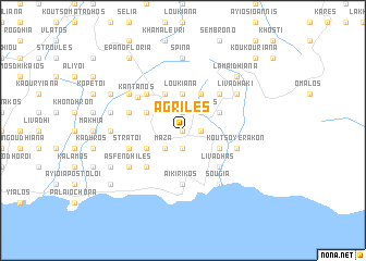 map of Agrilés