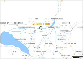 map of Agriolévki