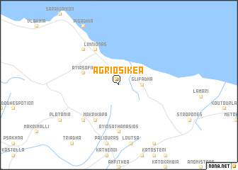 map of Agriosikéa