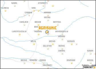 map of Agrişu Mic
