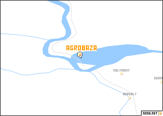 map of Agrobaza