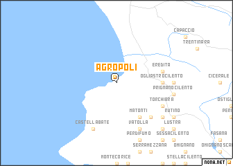 map of Agropoli