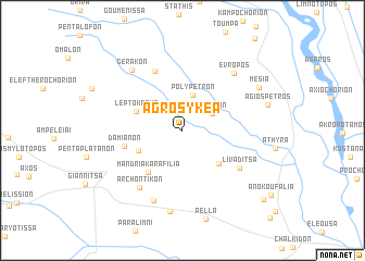 map of Agrosykéa