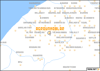 map of Agroun Moblar