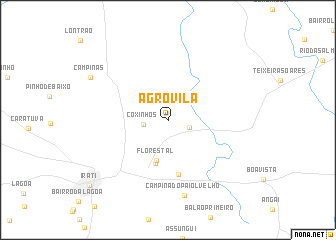 map of Agrovila