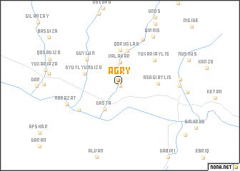 map of Agry