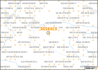 map of Agsbach