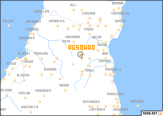 map of Agsowao