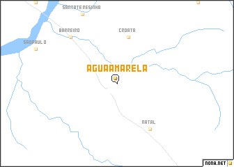 map of Água Amarela