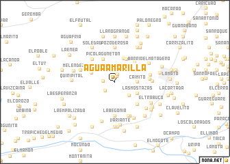 map of Agua Amarilla