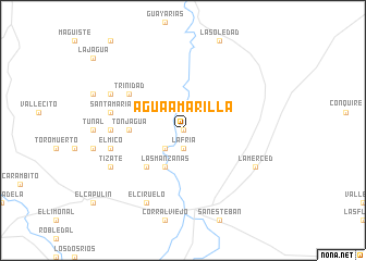 map of Agua Amarilla