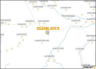 map of Agua Blanca