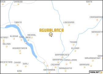 map of Aguablanca