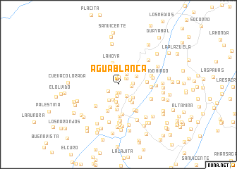 map of Aguablanca