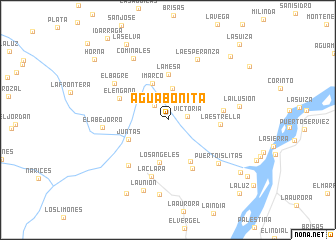 map of Aguabonita