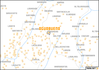 map of Aguabuena