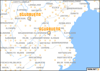 map of Agua Buena