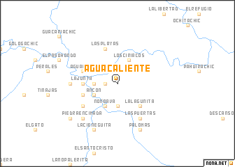 map of Agua Caliente