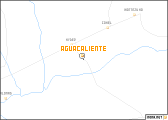 map of Agua Caliente