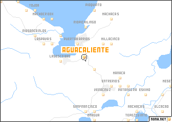 map of Agua Caliente