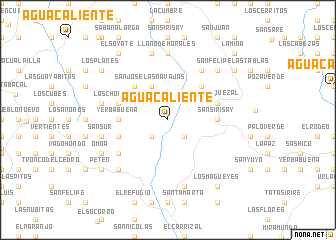 map of Agua Caliente