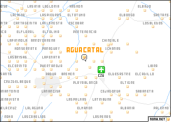 map of Aguacatal