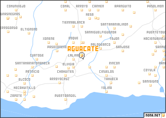 map of Aguacate