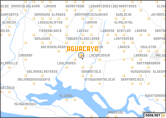 map of Aguacayo