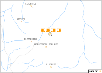 map of Agua Chica