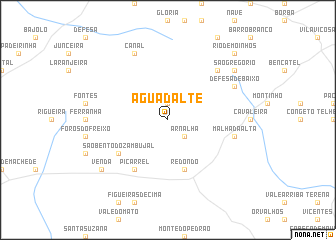 map of Água dʼ Alte