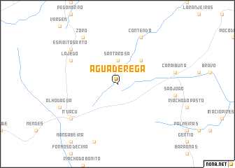 map of Água de Rega