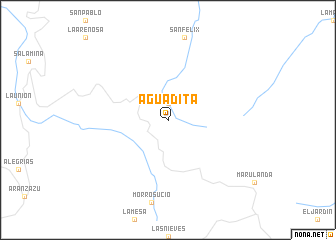 map of Aguadita