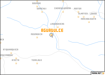 map of Agua Dulce