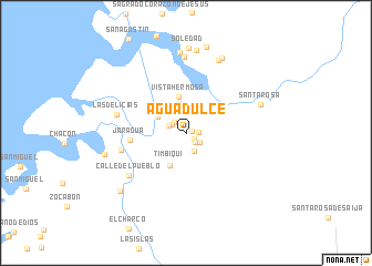 map of Agua Dulce