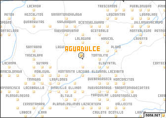 map of Agua Dulce