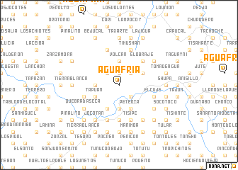 map of Agua Fría